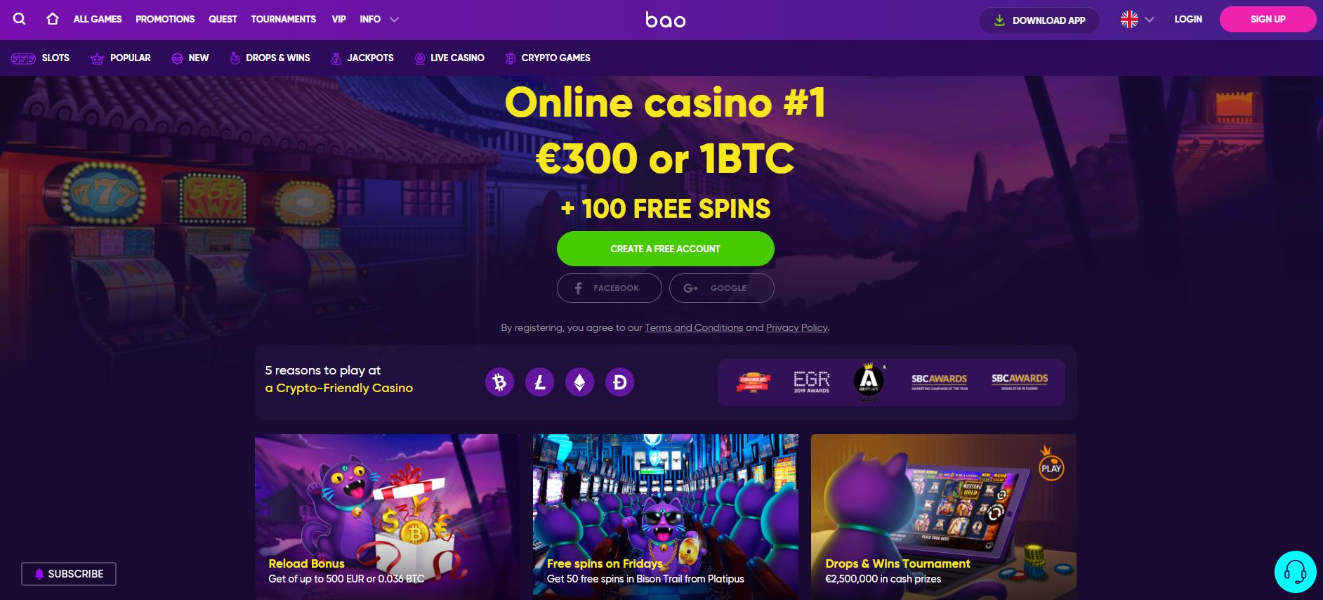 bao casino home page