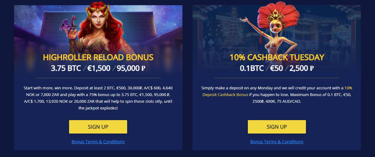 betchain casino bonuses