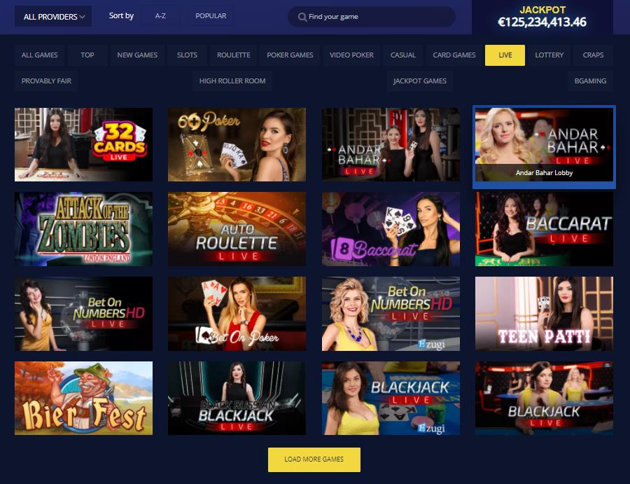 betchain live casino games