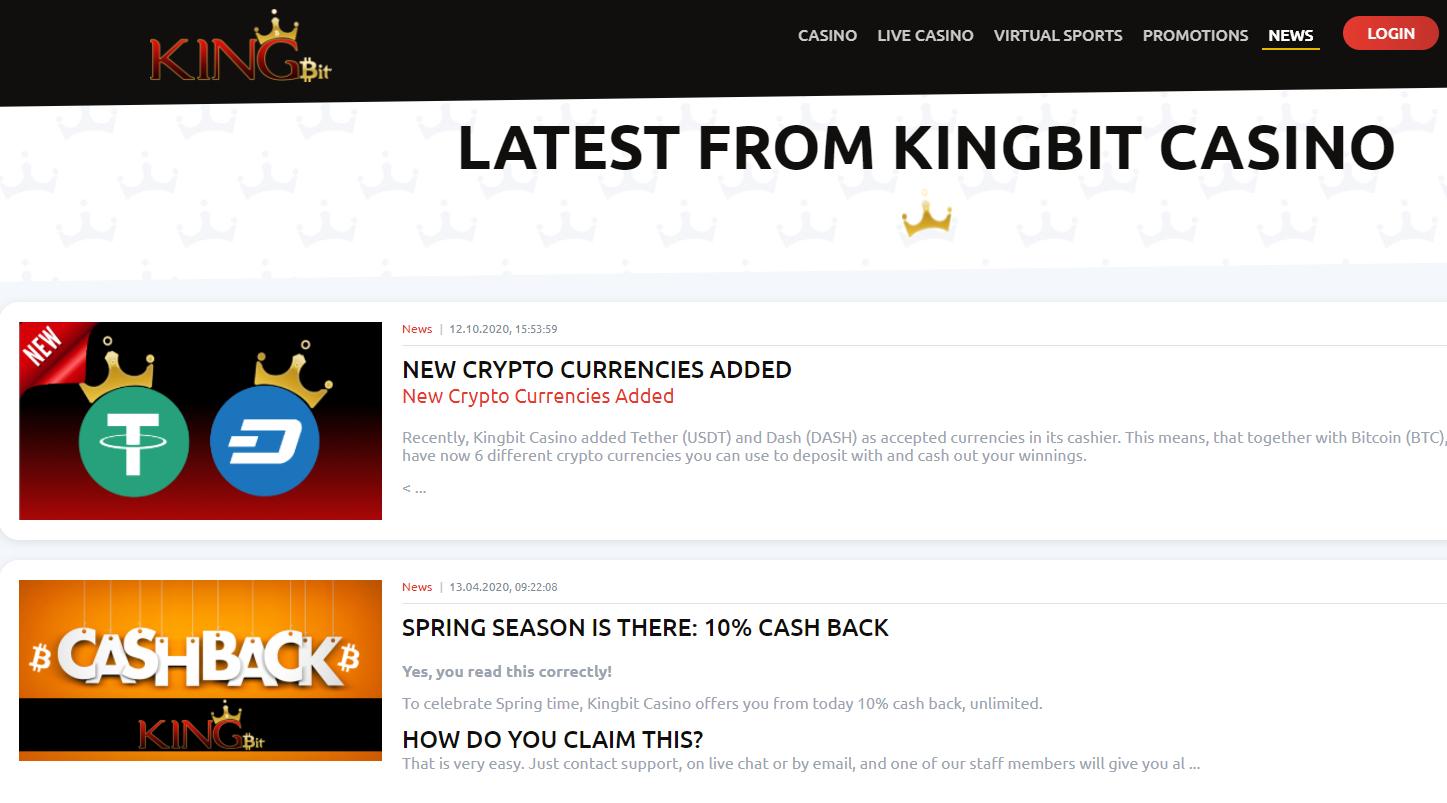 kingbit news page