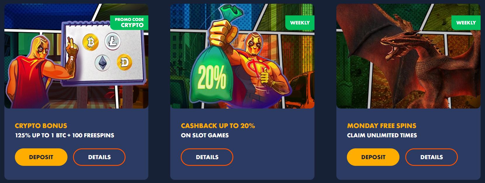 slotman casino bonuses