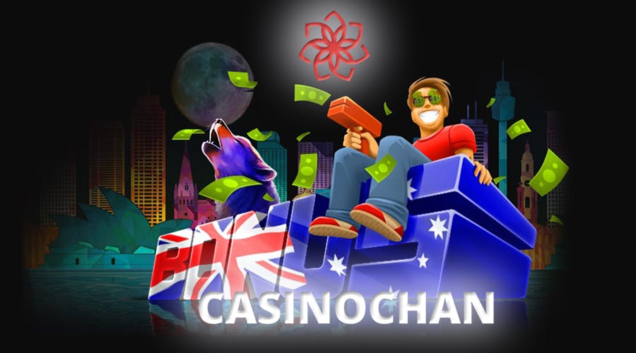 Casinochan stars offering welcome bonuses up to A$1500 + 120 free spins