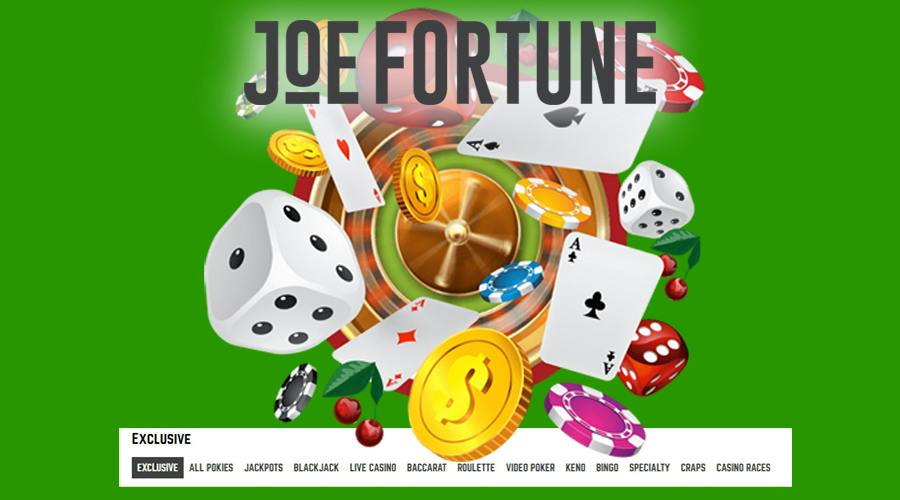 Joe Fortune casino $1500 welcome bonus new promotion