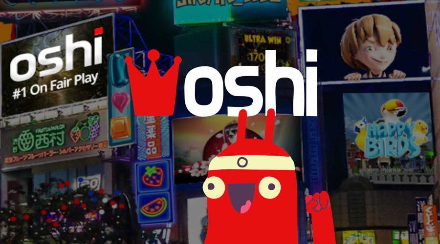 Oshi casino is back with new WELCOME BONUS up to 450 AUD/0.03 BTC + 250 free spins