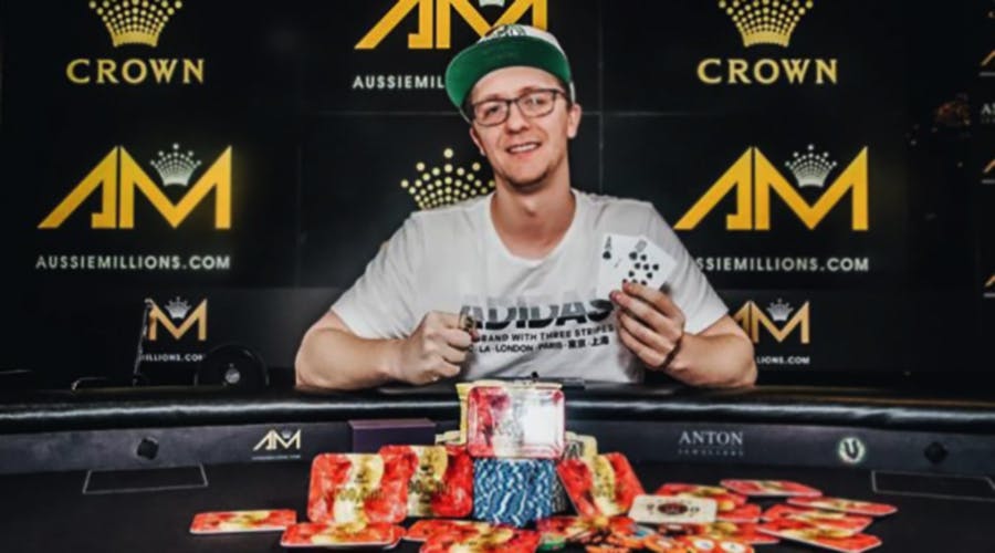 Kahle Burns wins Aussie Millions $100K challenge