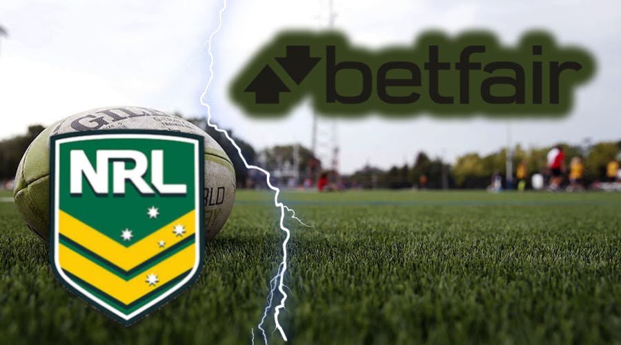 Betfair has resigned from its partnership with the National Rugby League