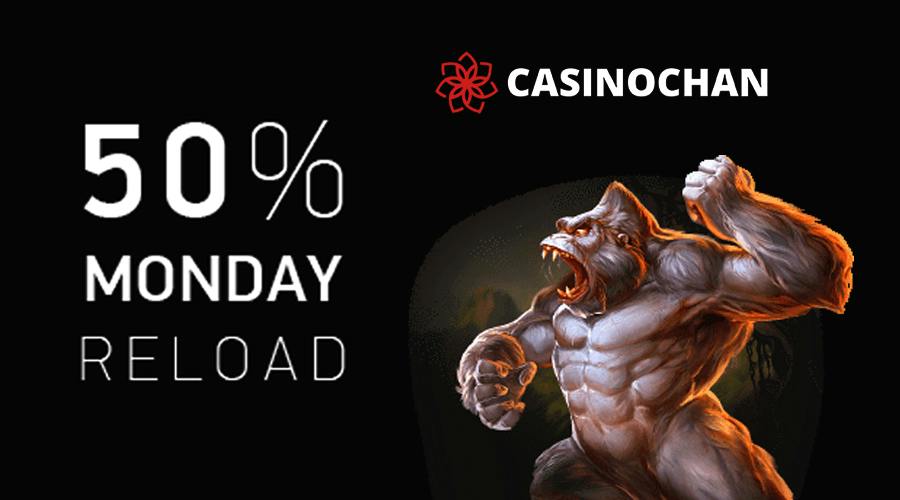 Casinochan develops Monday Reload with exciting offers