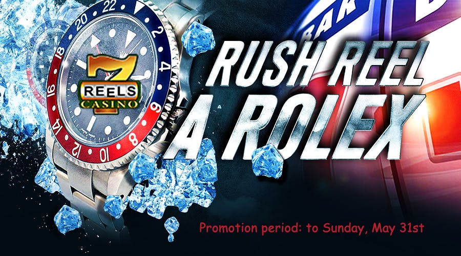 Don’t miss your chance to win a Rolex watch at 7Reels casino