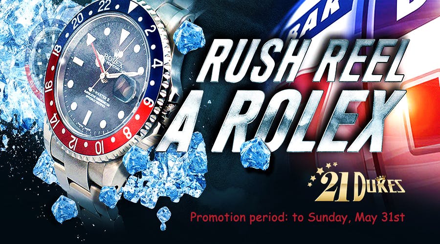 It’s not too late to win a Rolex watch at 21Dukes casino