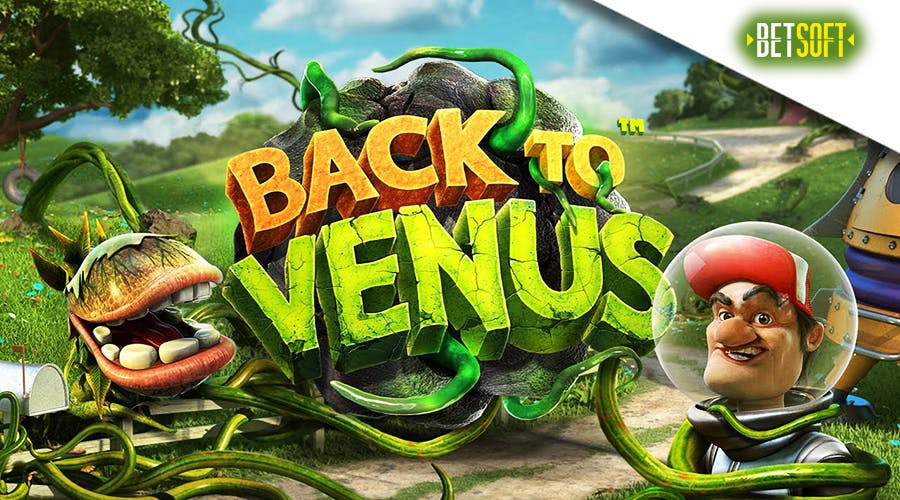 The surreal outer space world is waiting for you in the Back To Venus slot game