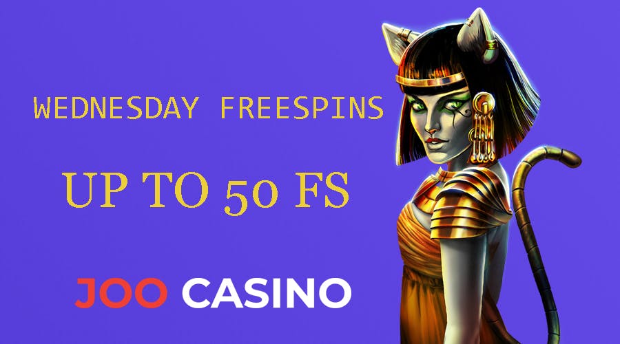 Wednesday is the free spins day with Joo Casino