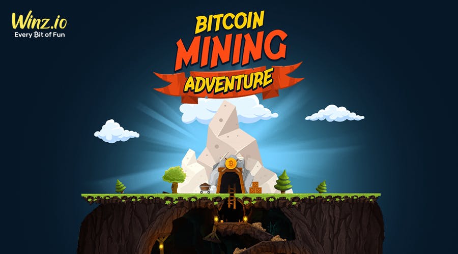 Start Bitcoin Mining Adventure by simply playing your favorite games with Winz